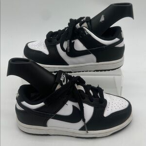 Nike Dunk Low TD Shoes Panda Size 3C CW1588-100 Athletic Black White Oreo